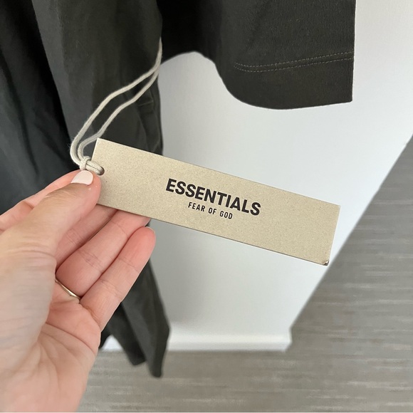 NWT FEAR OF GOD ESSENTIALS T-Shirt Midi Dress Size L - Picture 2 of 7
